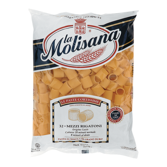 La Molisana Rigatoni Mezze 450 g, 0,78 $/100g