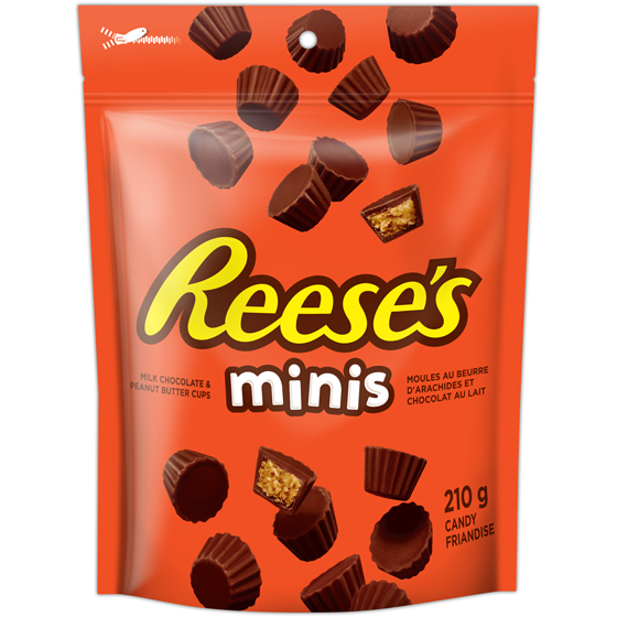 Reese’s Friandises Moules Au Beurre D’Arachides Minis 210 g, 2,85 $/100g