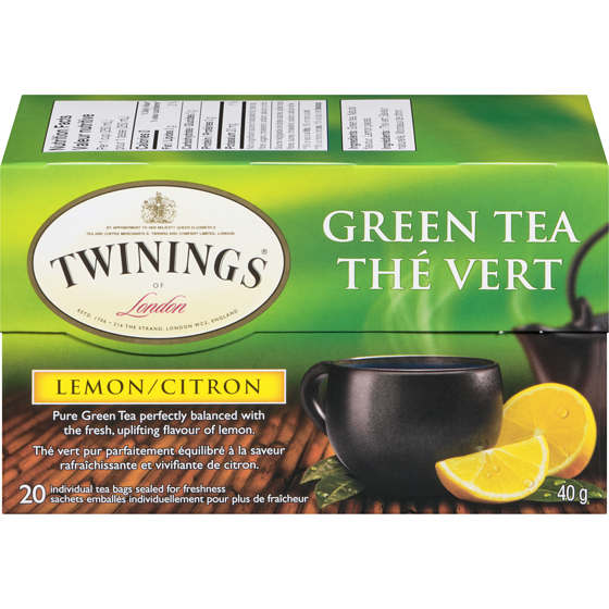 Twinings Thé vert et citron 20 ea, 0,30 $/1ch