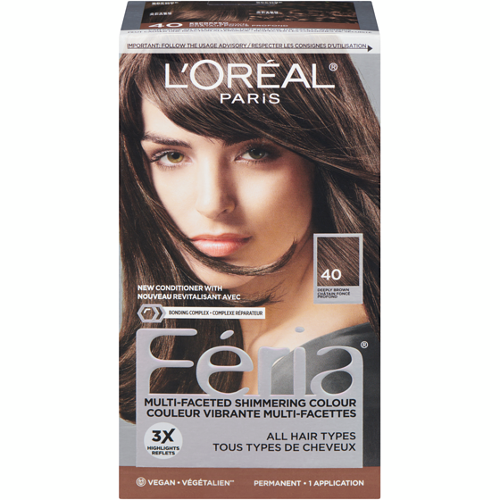 L'Oreal Paris Feria, 40 Deeply Brown 1 ea, $17.99/1ea
