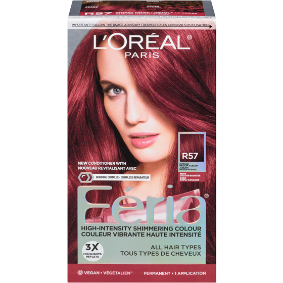 L'Oreal Paris Feria, R57 Intense Medium Auburn 1 ea, $13.00/1ea