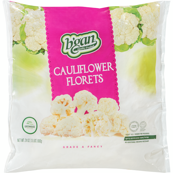 Eden Kosher Cauliflower Florets      672 g, $2.08/100g