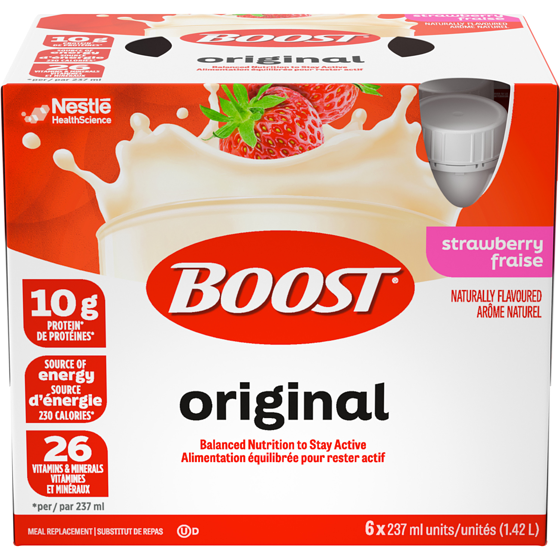 Nestle Health Science Original Meal Replacement Drink Strawberry 6x237.0 ml, $0.84/100ml