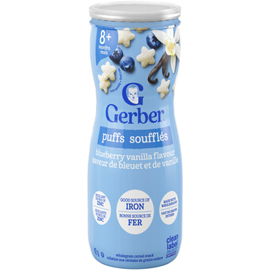 Nestlé Collations Soufflés Saveur De Bleuet Et De Vanille 42 g, 9,50 $/100g