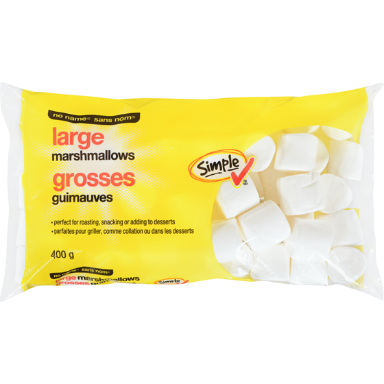 No Name Large Marshmallows 400 g, $1.07/100g