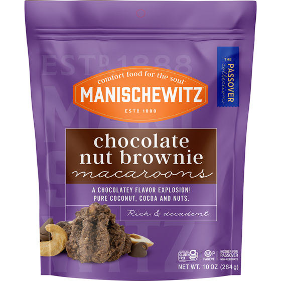 Manischewitz Kosher Macaroons, Brown Fudge Nut 284 g, $3.87/100g