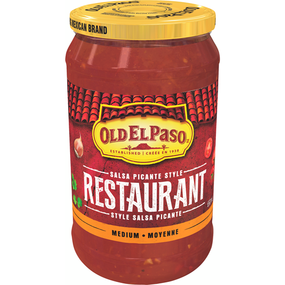 Old El Paso Restaurante Picante Salsa, Medium 650 ml, $1.00/100ml