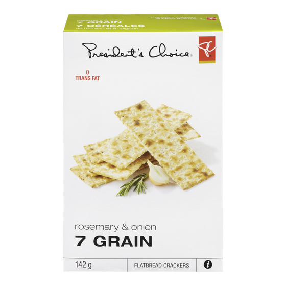 PC Flatbread Cracker, 7 Grain Rosemary & Onion PC.ca