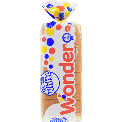 Wonder Pain blanc classique 570 g, 0,61 $/100g