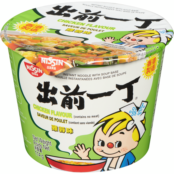 Nissin Bol de nouilles artificiel de poulet 118 g, 2,36 $/100g