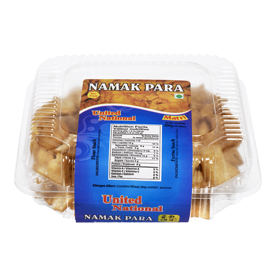 United National Namak Para Snacks 360 g, $0.97/100g