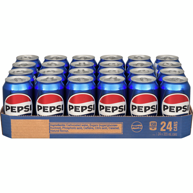 Pepsi Pepsi Cans 24x355.0 ml, $0.18/100ml