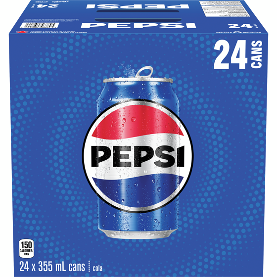 Pepsi Cube Soda      24x355.0 ml, $0.19/100ml