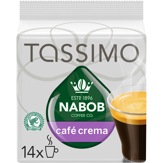 Tassimo Nabob Café Crema Coffee Single Serve T-Discs 14 ea