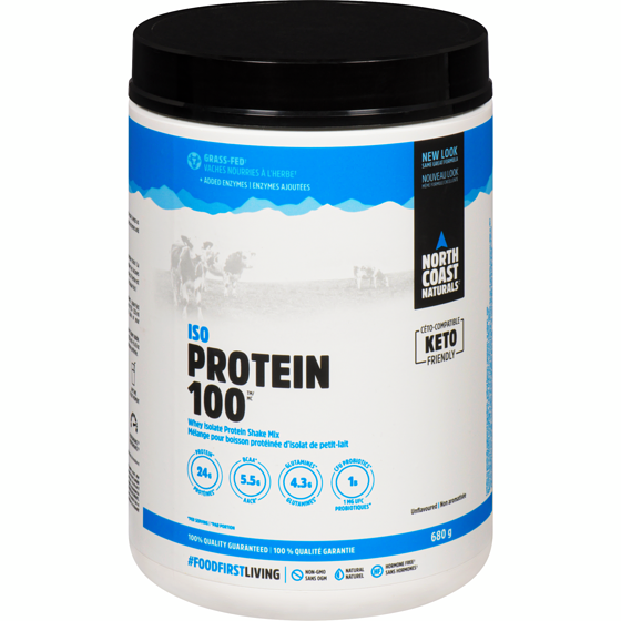 North Coast Naturals 100% ISO Protein, Unflavoured 680 g, $7.50/100g