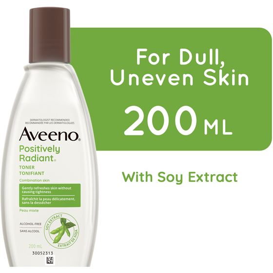 Aveeno Positively Radiant Toner 200 ml, $6.50/100ml