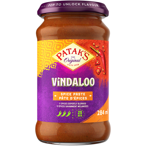 Pataks Vindaloo Curry Paste 284 ml, $2.11/100ml