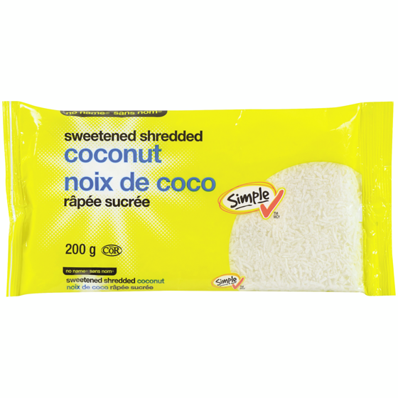 No Name Sweetened Shredded Coconut 200 g, $1.75/100g