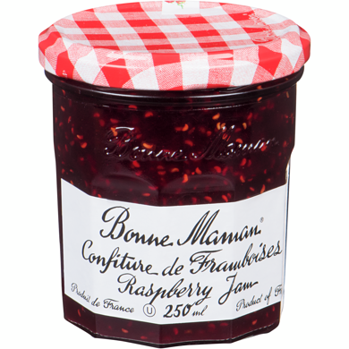Bonne Maman Raspberry Jam 250 ml, $2.80/100ml