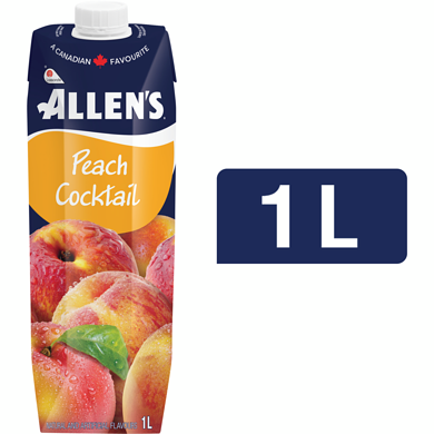 Allen's Peach Cocktail 1 l, $0.13/100ml