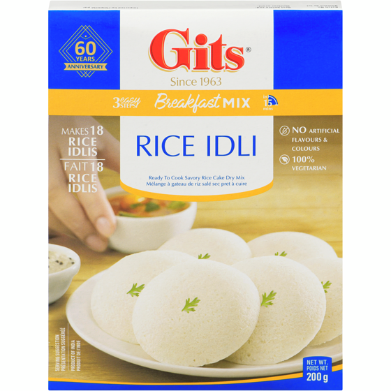 Gits Préparation pour dessert Idli 200 g, 1,15 $/100g