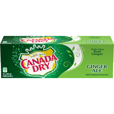 Canada Dry Ginger Ale 12x355.0 ml, $0.21/100ml