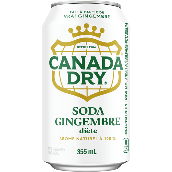 Canada Dry Soda Gingembre Diète 12x355.0 ml, 0,20 $/100ml