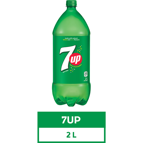 7Up Lemon Lime Soft Drink 2 l, $0.21/100ml