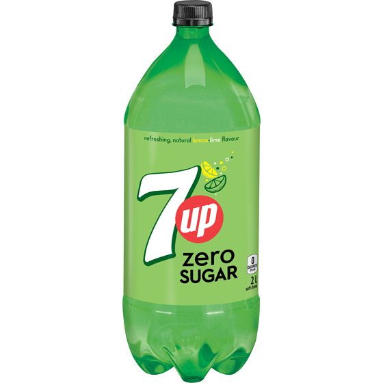 7Up Zero Soda 2 l, $0.12/100ml