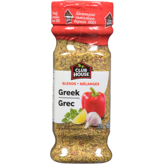 Club House Mélanges Grec, Sans Gluten 120 g, 5,00 $/100g