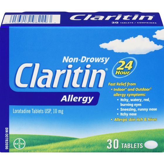 Claritin Allergy Medicine, 24-Hour Non-Drowsy Relief 30 ea, $0.82/1ea