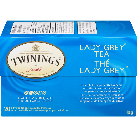 Twinings 20ct Lady Grey 20 ea, $0.28/1ea