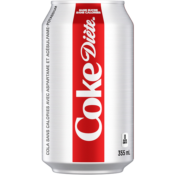 Coca-Cola Cola Diète Cannettes 24x355.0 ml, 0,19 $/100ml
