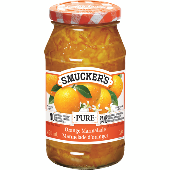 Smuckers Pure Orange Marmalade 250 ml, $2.10/100ml