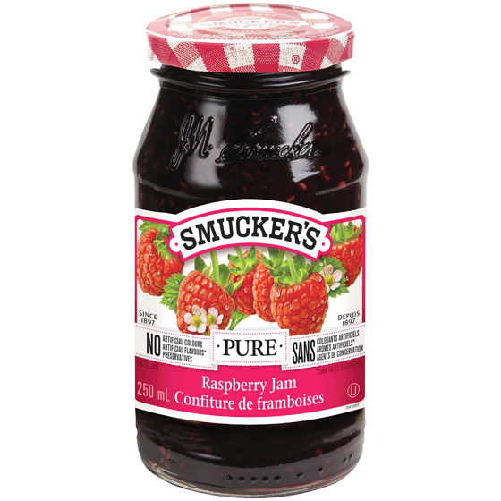 Smuckers Raspberry Spread 250mL 250 ml, $2.10/100ml