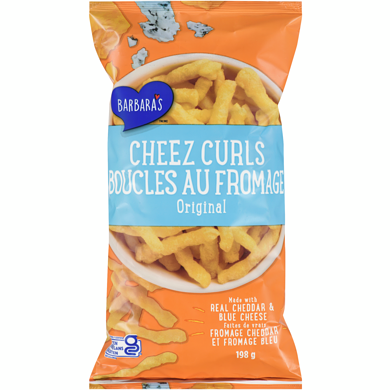 Barbaras Bakery Cheese Curls, Original 198 g, $1.91/100g