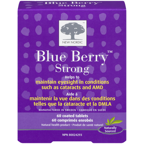 New Nordic Blue Berry Strong 60 ea, $0.60/1ea