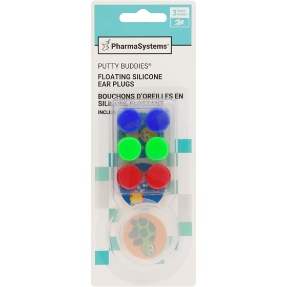 PharmaSystems uSwim Putty Buddies Floating Silicone Ear Plugs 6 ea, $1.33/1ea