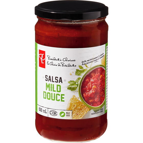 le Choix du Président Salsa douce 650 ml, 0,89 $/100ml