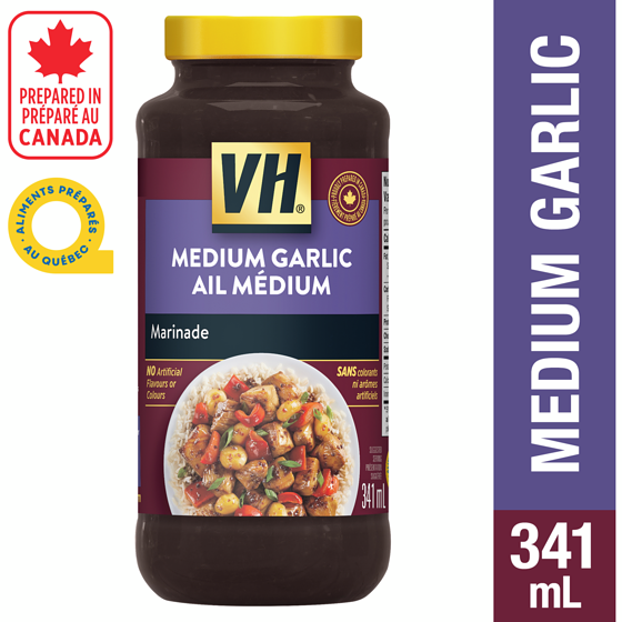 VH Marinade ail médium 341 ml, 1,11 $/100ml