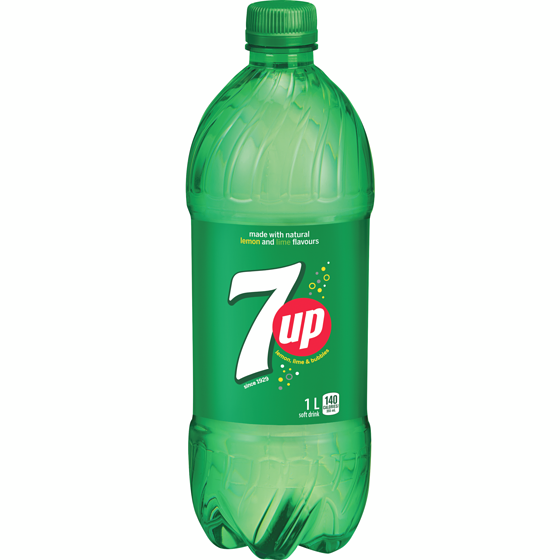 7Up Lemon Lime Soft Drink 1 l, $0.20/100ml