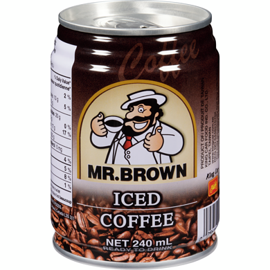Mr Brown Iced Coffee, Regular 240 ml, $0.75/100ml