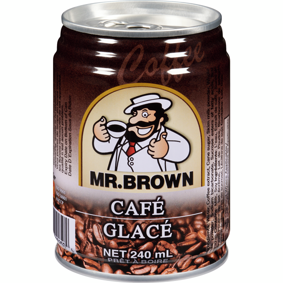 Mr Brown Café glacé ordinaire 240 ml, 0,62 $/100ml