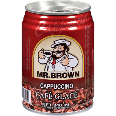 Mr Brown Café glacé cappuccino 240 ml, 0,75 $/100ml