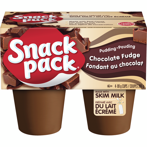 Snackpack Snack Pack, Pudding, Chocolate Fudge 4x99.0 g, $0.51/100g