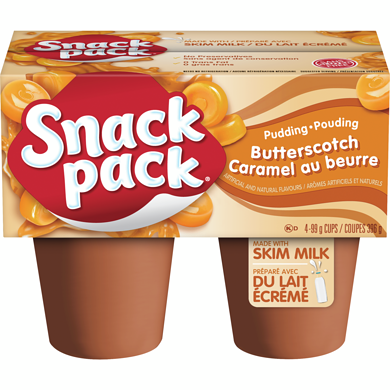 Snackpack Pouding au caramel écossais 4x99.0 g, 0,83 $/100g