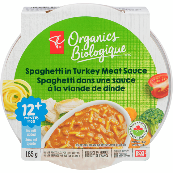 PC Organics Organic Spaghetti In Turkey Meat Sauce