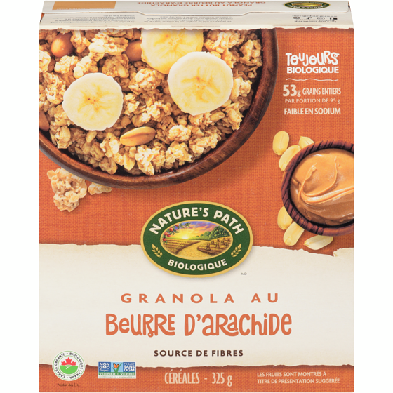 Nature’s Path Granola biologique au beurre d’arachide 325 g, 1,84 $/100g