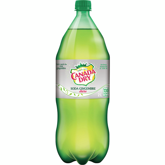 Canada Dry Soda Gingembre diète, Bouteille 2 l, 0,21 $/100ml