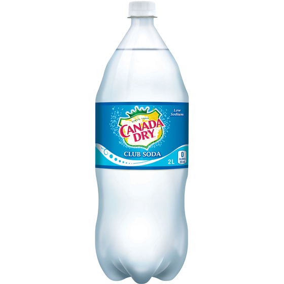 Canada Dry Club Soda 2 l, $0.21/100ml